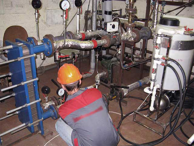 Опрессовка теплообменников