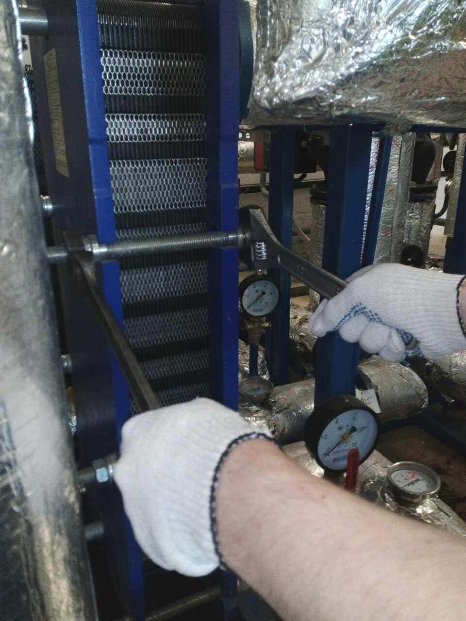 Промывка (очистка) теплообменника