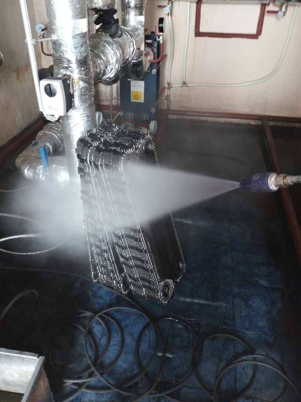 Промывка (очистка) теплообменника