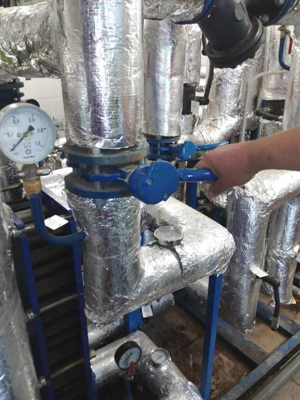 Промывка (очистка) теплообменника