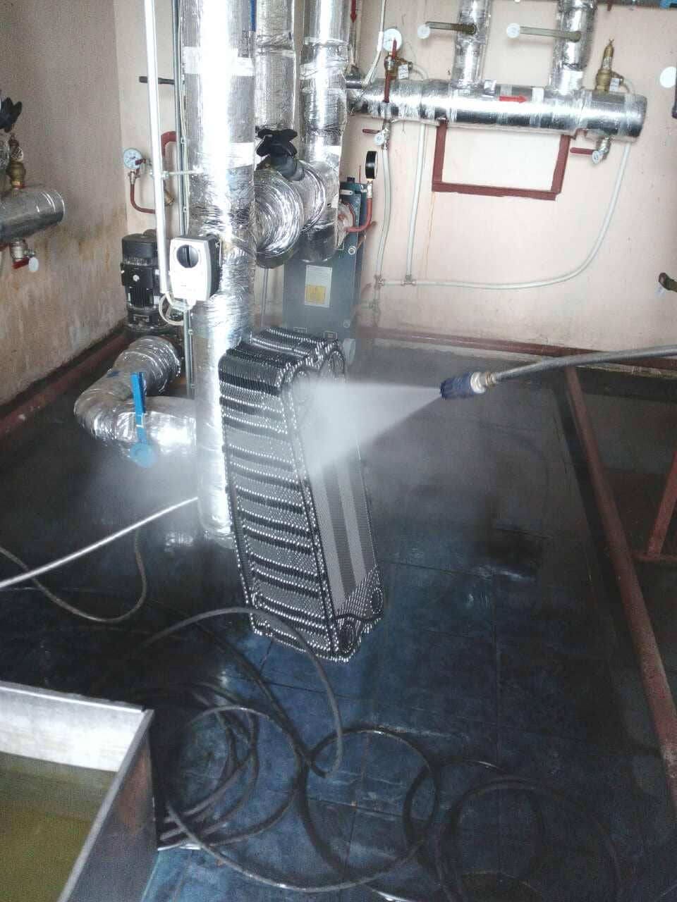 Промывка (очистка) теплообменника