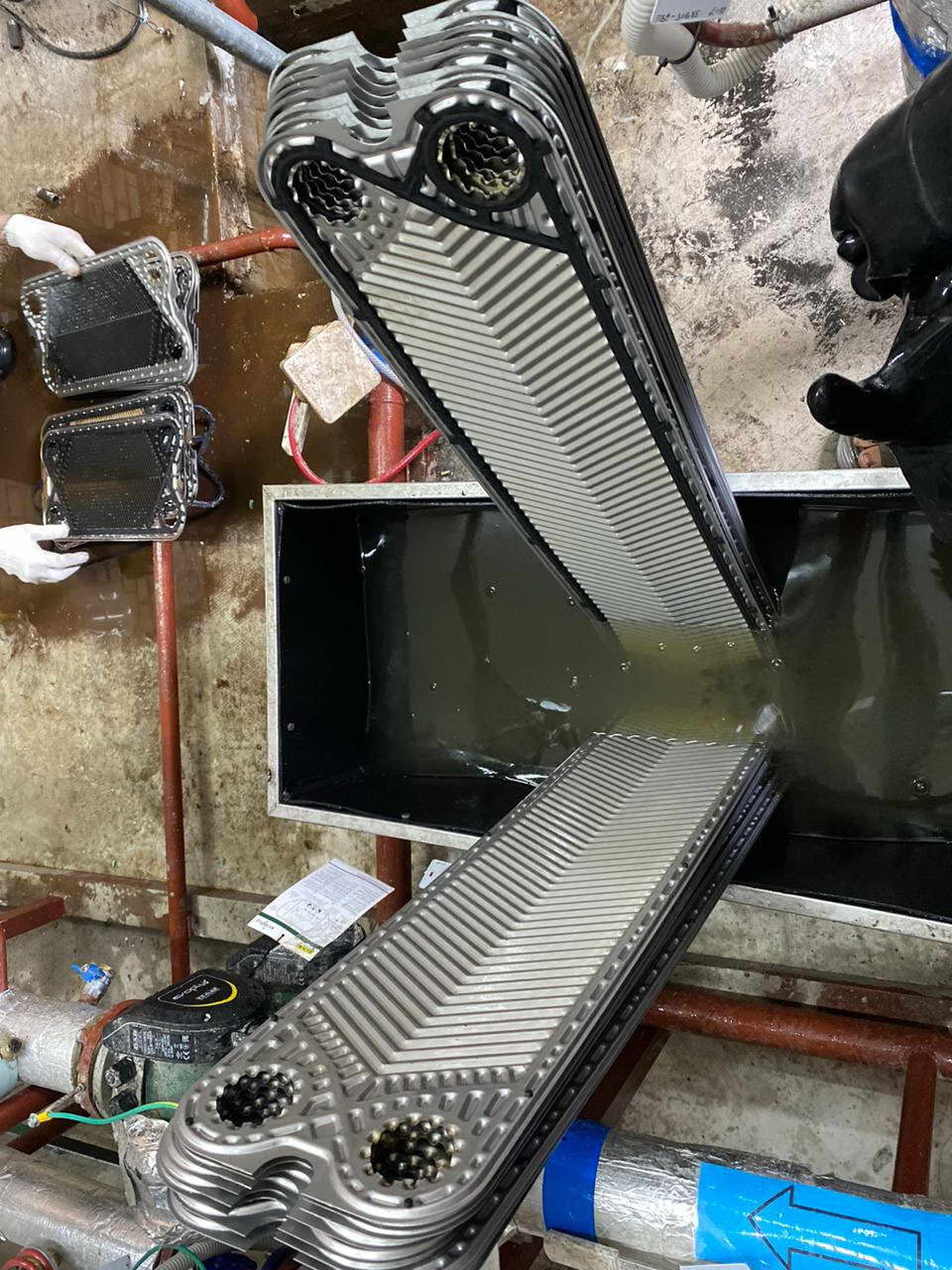 Промывка (очистка) теплообменника