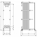 Разборный пластинчастый теплобменник S20A-10/16